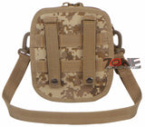 East West USA Tactical Pouch Waist Belt Utility shoulder Bag RTC520 TAN ACU