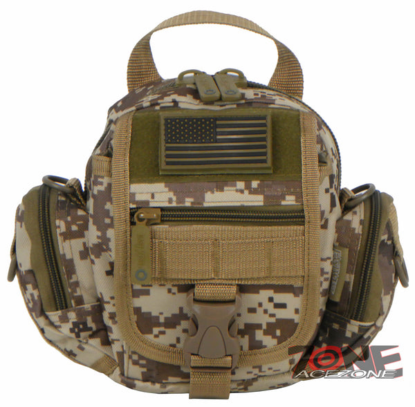 East West USA Tactical Multi Molle Assault Sling Utility Bag RTC527 TAN ACU