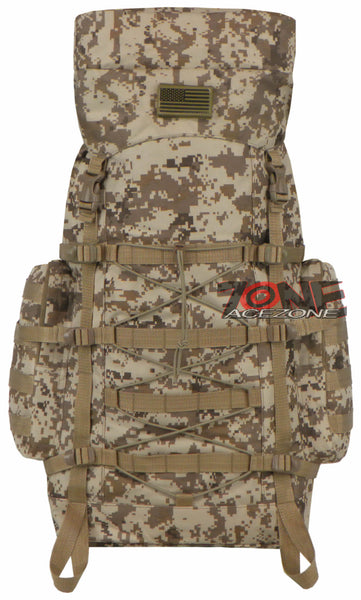 East West USA Tactical Assault Military Mountain Climbing Bag RTC532 TAN ACU