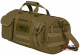 East West USA Tactical Molle Military Round Duffel Bag RTD703M TAN