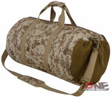 East West USA Tactical Molle Military Round Duffel Bag RTDC703M TAN ACU