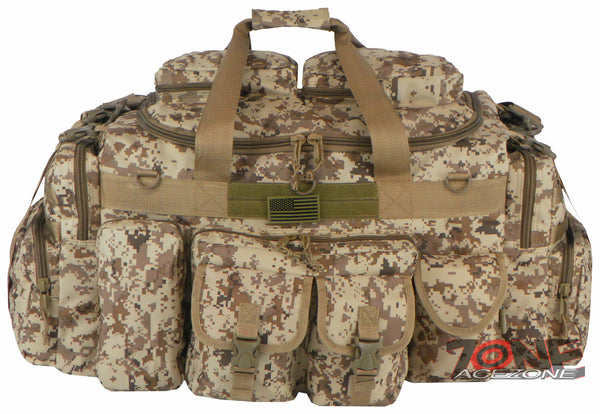 East West USA Tactical Military Heavy Duty 35" Duffel Bag RTDC835 TAN ACU